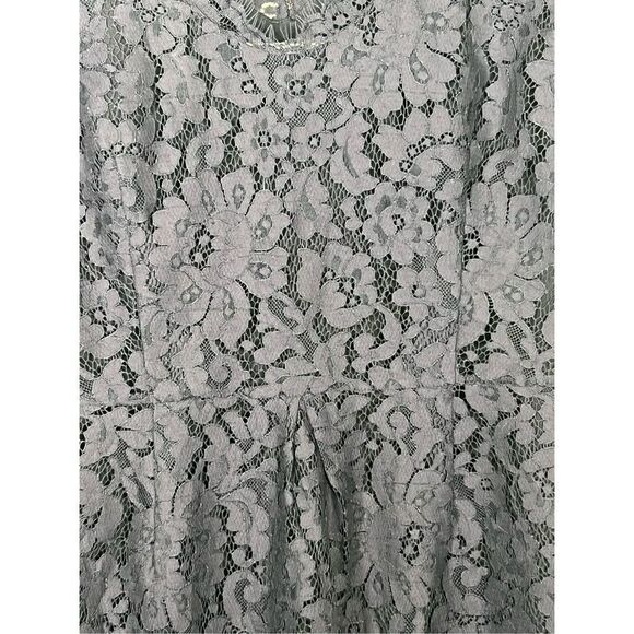 Joie Rori Scalloped Eyelet Lace Mini Cocktail Dress in Navy Blue Size Sm… - Picture 4 of 8